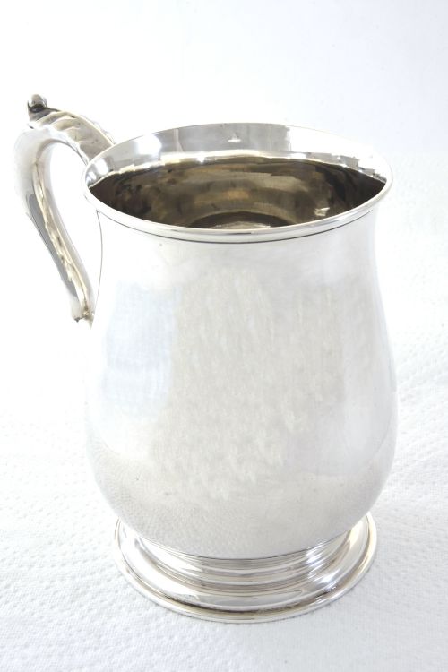 fig 2. George V Silver Tankard (1 Pint) 1936