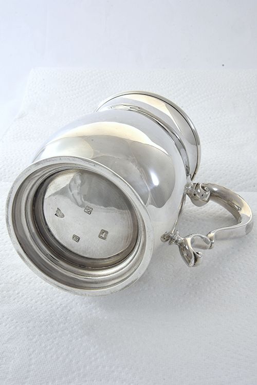 fig 3. George V Silver Tankard (1 Pint) 1936