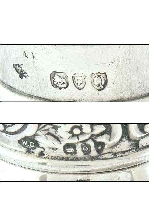 fig 4. Victorian Silver Tea Caddy – William Comyns – 1891