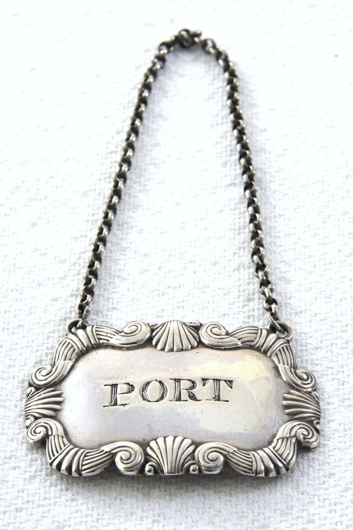 George III Silver Decanter Label (Port) 1814