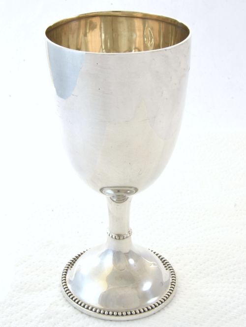 fig 1. George V Silver Goblet 1912
