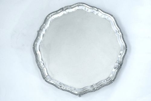 fig 1. Large George V Silver Salver 1923