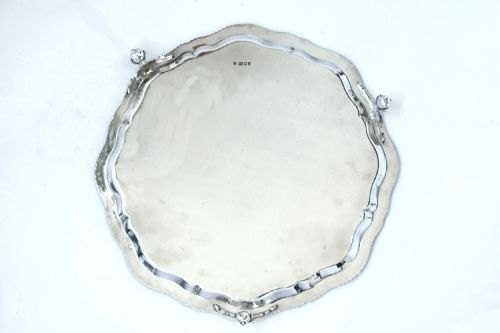 fig 2. Large George V Silver Salver 1923
