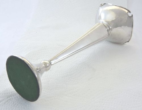 fig 2. George V Silver Trumpet Vase 1912