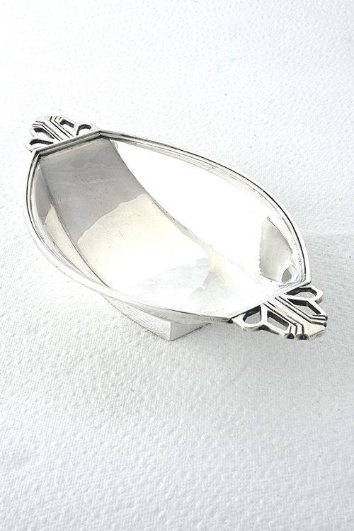 fig 1. Art Deco Silver Trinket Dish 1933