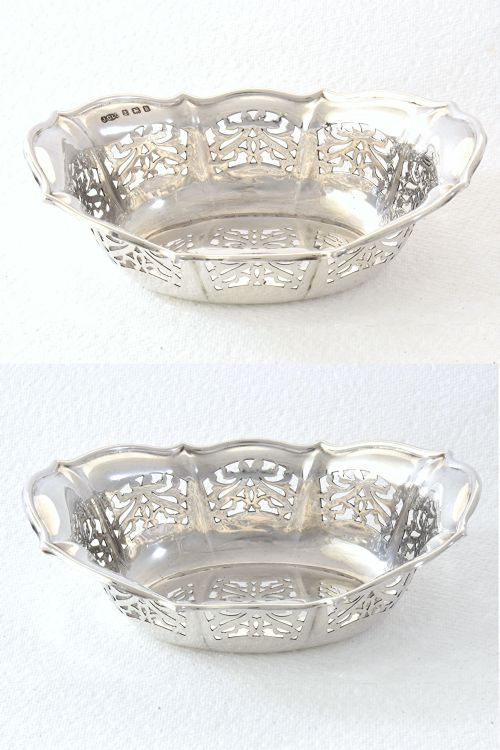fig 2. George V Pierced Silver Dish 1926