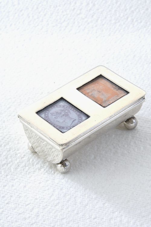 Victorian Double Stamp Box 1899