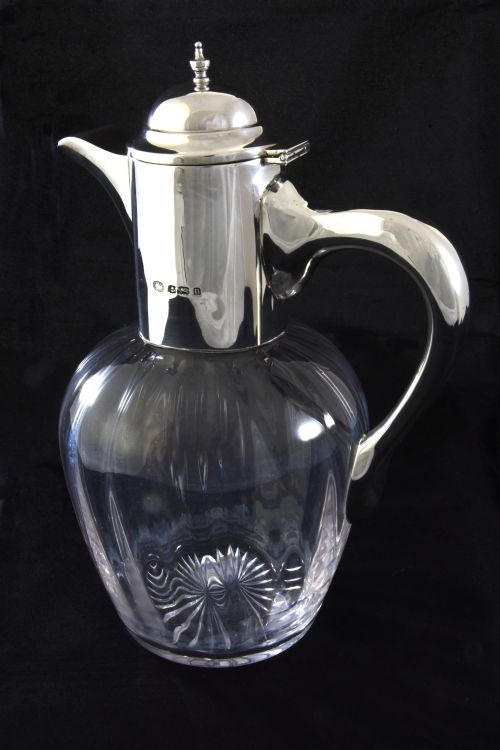 fig 1. George V Silver Mounted Claret Jug 1912