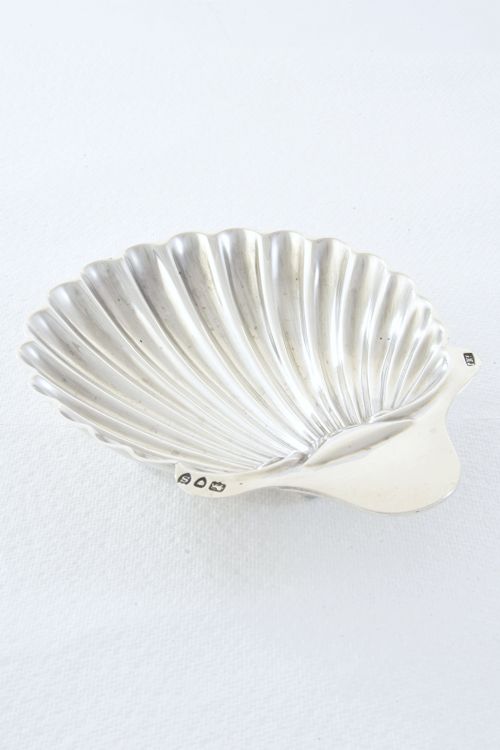 fig 1. Victorian Silver Scallop-shaped Dish 1893