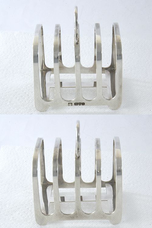 fig 3. Edwardian Silver Toast Rack (4 Slice) – Chester 1909