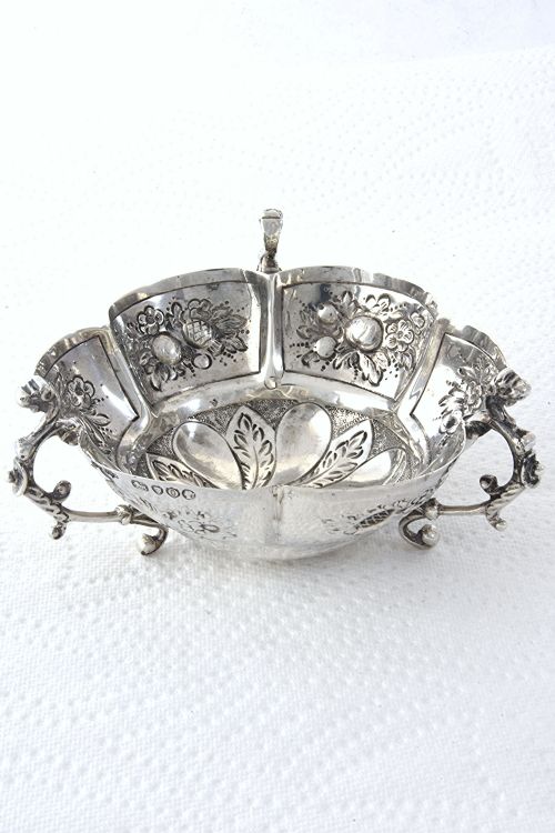 fig 1. Victorian Silver Bowl – Mappin & Webb 1889
