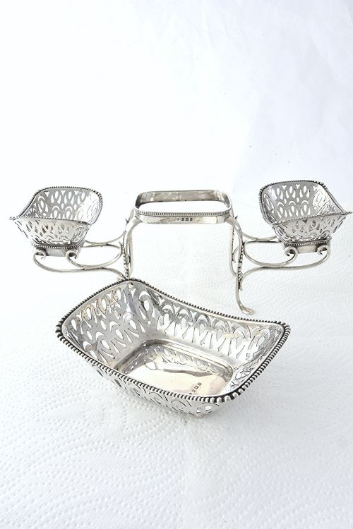 fig 1. Edwardian Silver Epergne 1909