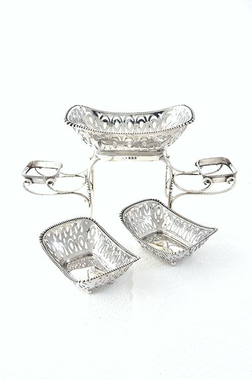 fig 2. Edwardian Silver Epergne 1909