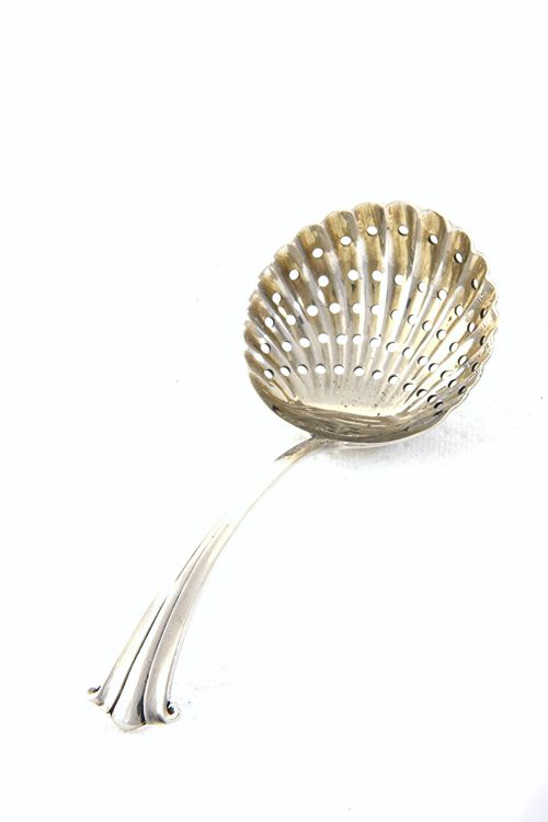 fig 1. Solid Silver Sugar Bowl & Sugar Sifter 1946