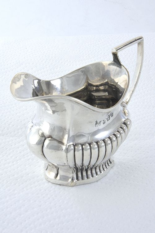 fig 1. Victorian Silver Cream Jug 1900