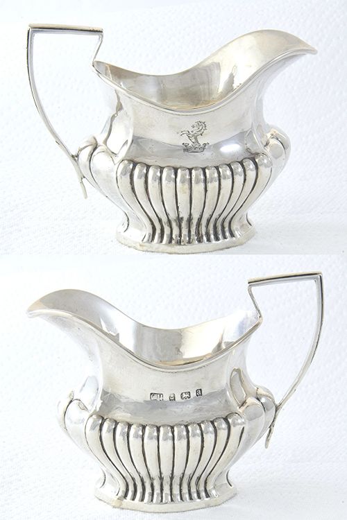 fig 3. Victorian Silver Cream Jug 1900