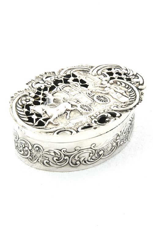 fig 1. Edwardian Silver Potpourri Box - 1905