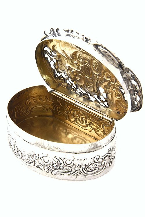 fig 3. Edwardian Silver Potpourri Box - 1905