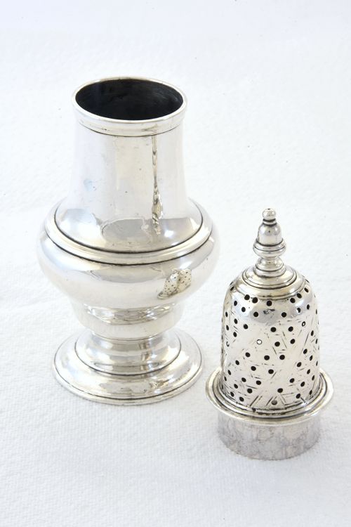 fig 2. George III Silver Sugar Shaker 1763