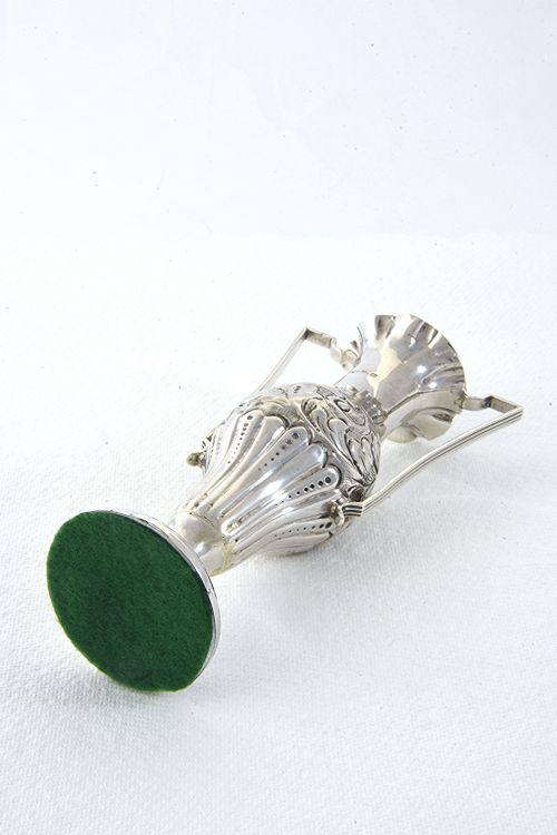 fig 3. Victorian Silver Posy Vase – Chester 1900