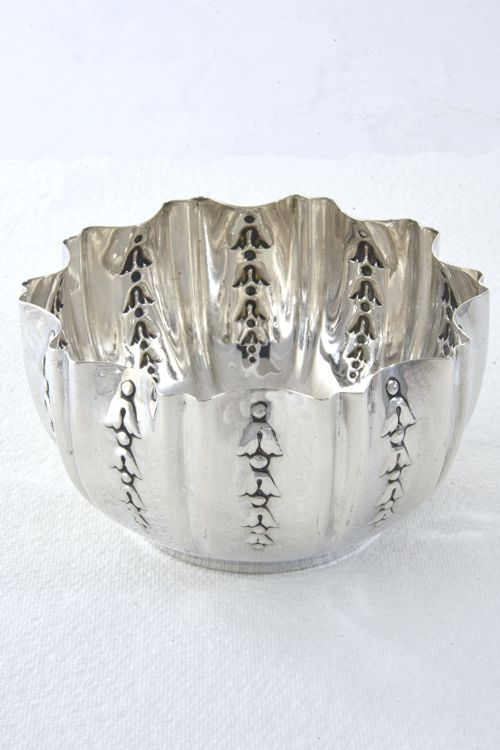 Edwardian Silver Sugar Bowl 1904