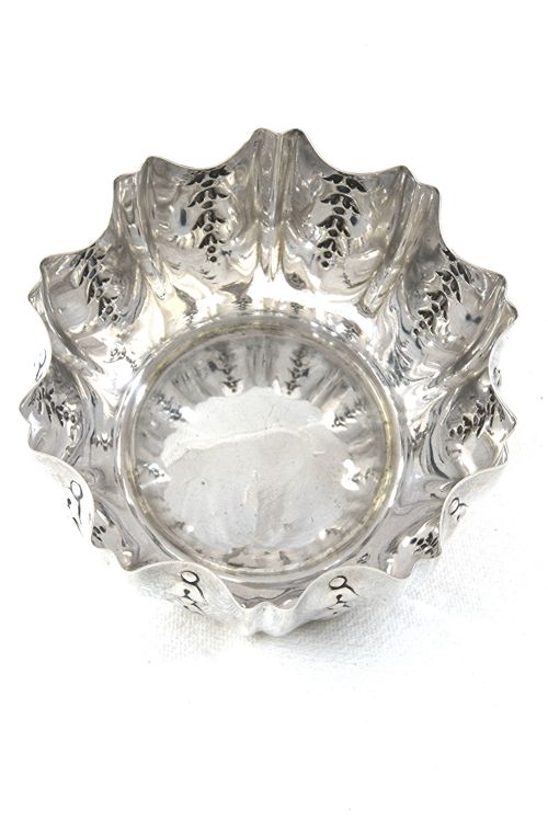 fig 1. Edwardian Silver Sugar Bowl 1904
