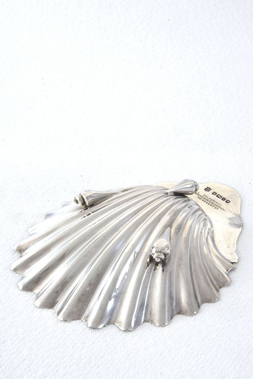 fig 1. Victorian Silver Scallop-Shaped Dish 1888