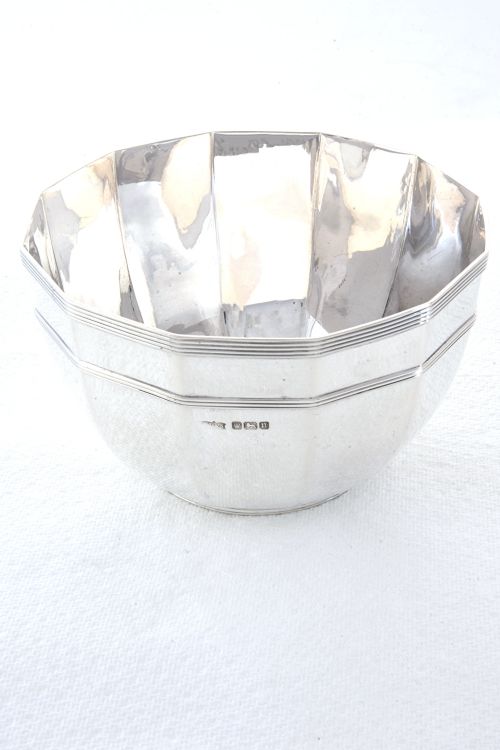Edwardian Silver Sugar Bowl 1905