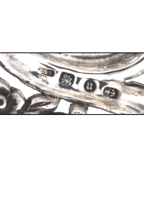 fig 4. Victorian Silver Quaich-Shaped Dish 1894