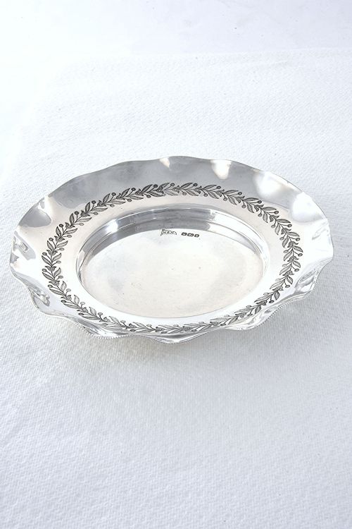 Victorian Silver Pin Dish 1894