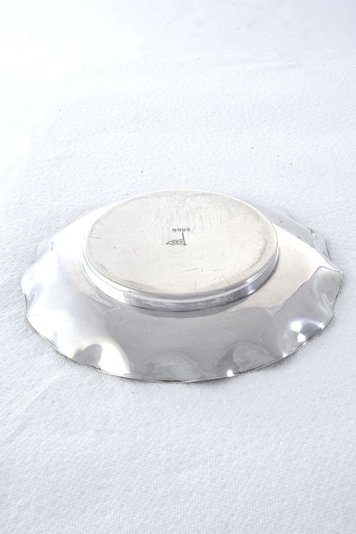fig 3. Victorian Silver Pin Dish 1894