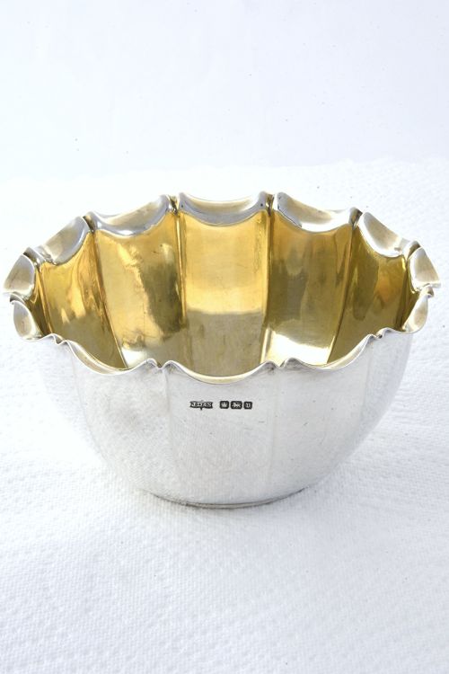 George V Silver Sugar Bowl 1913