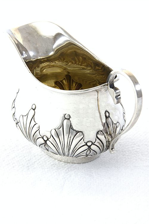 fig 1. Edwardian Silver Cream Jug 1903