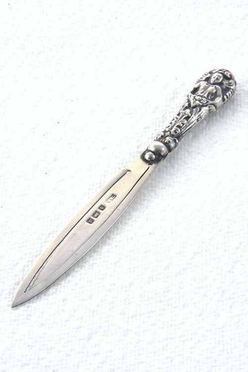 Edwardian Silver Bookmark (Angel) 1903