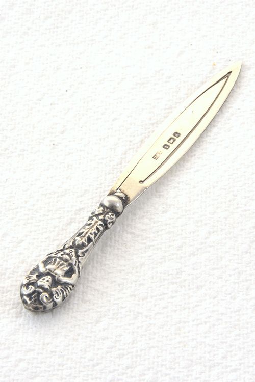 fig 1. Edwardian Silver Bookmark (Angel) 1903