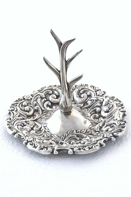 Edwardian Silver Ring Tree 1904