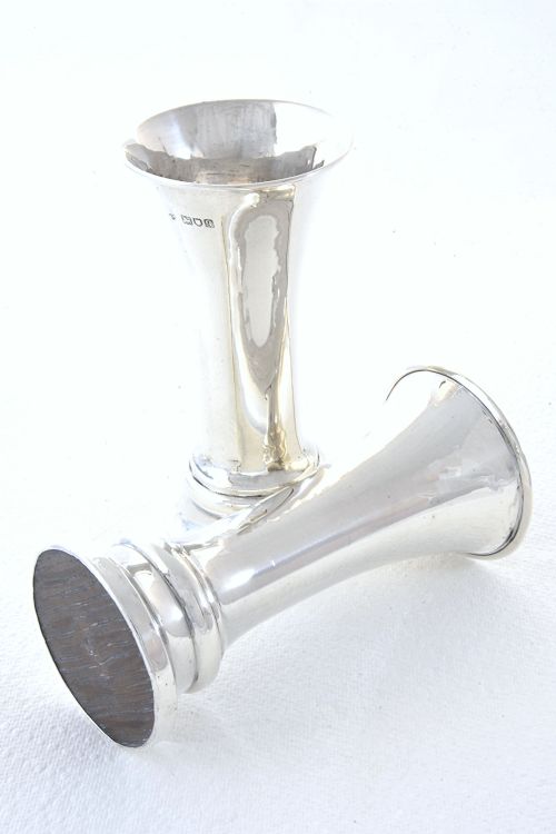 fig 3. Pair of George V Silver Vases 1911