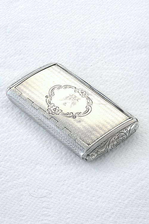 fig 1. Victorian Silver Snuff Box 1856