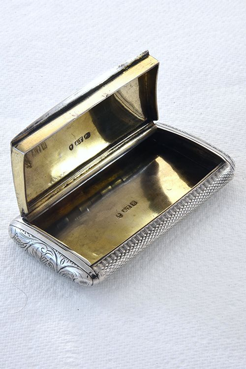 fig 2. Victorian Silver Snuff Box 1856