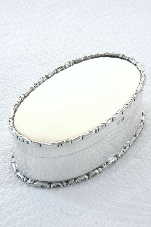 George V Silver Trinket Box 1916