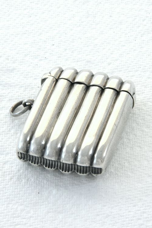 Victorian Silver Vesta Case 1891