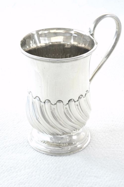 Victorian Silver Christening Tankard 1896