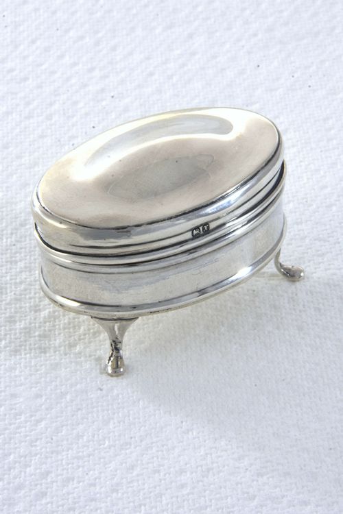 fig 2. Edwardian Silver Trinket Box – Chester 1910