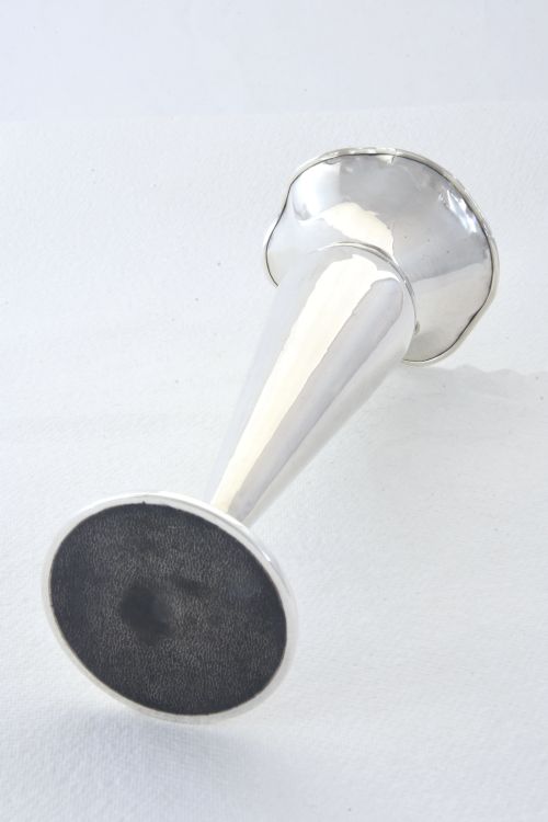 fig 3. George V Silver Trumpet Vase 1912
