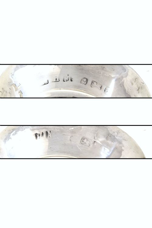 fig 3. Pair of Victorian Silver Posy Vases 1900