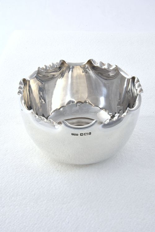 Edwardian Silver Sugar Bowl 1901