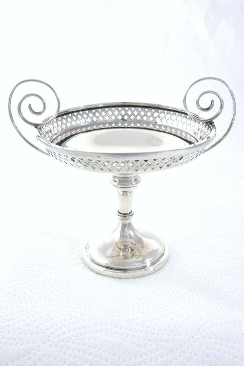 George V Silver Pedestal Dish 1919