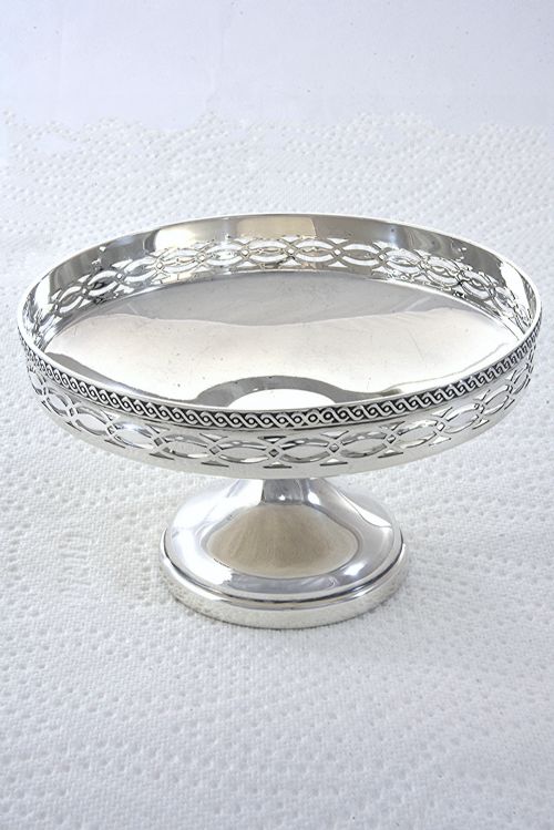 Antique Silver Pedestal Dish – Mappin & Webb - 1923