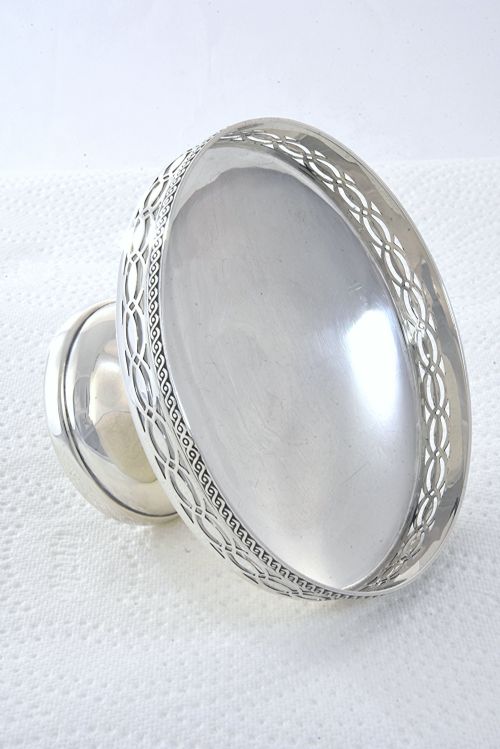 fig 2. Antique Silver Pedestal Dish – Mappin & Webb - 1923