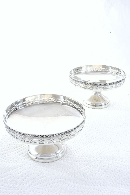 fig 4. Antique Silver Pedestal Dish – Mappin & Webb - 1923